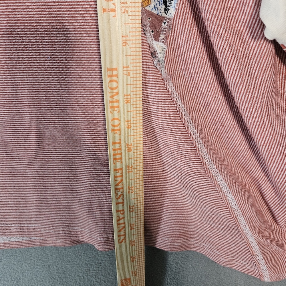 Easel Womens Large Oversized Boho Patchwork Short… - image 5